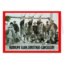 Sick humor Christmas Greeting Card