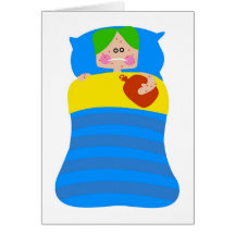 Sick Kid Greeting Cards