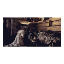 Sick Man By Maximow Wassilij Maximowitsch Picture Card