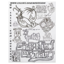 SICK MIND CLOTHING PROMOTIONAL FLYER