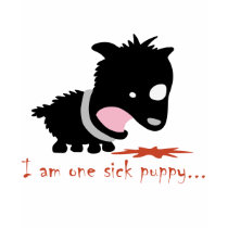 Sick Puppy T shirt by Allonzo Inc