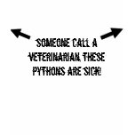 sick pythons! t-shirts
