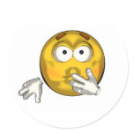 Sick - toon stickers