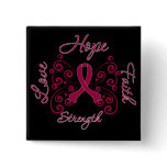 Sickle Cell Anaemia Hope Motto Butterfly buttons