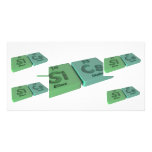 Sics as Si Silicon and Cs Caesium photo cards