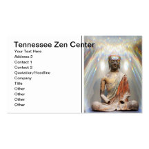Siddhartha Gautama Statue Business Card Template