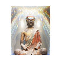 Siddhartha Gautama Statue Canvas Print