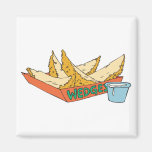 side of potato wedges magnets