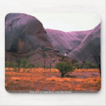 Side view of Ayers Rock, Australia Desert Mouse Pad