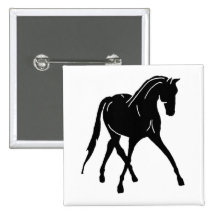 Sidepass Dressage Horse Button
