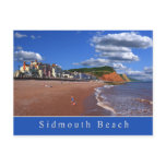 Sidmouth Beach Postcard