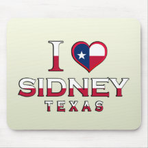 Sidney, Texas Mousepads