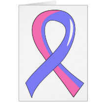 SIDS Blue Pink Ribbon 3 Cards