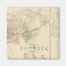 Siege of Atlanta Refrigerator Magnet