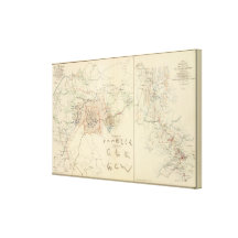 Siege of Atlanta Stretched Canvas Prints