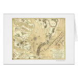 Siege of Yorktown Map 1781 cards