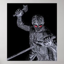 Siegfried Statue, Bismarck Memorial,Berlin(Evil) Posters