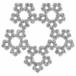 Sierpinski Snowflake - Embroidered Polo embroidered shirts