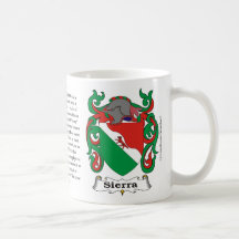 Sierra Family Coat of Arms Mug