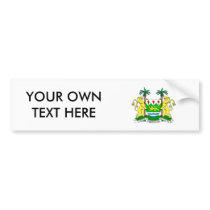 Sierra Leone Coat of Arms Bumper Stickers