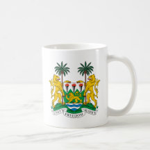 Sierra Leone Coat of Arms detail Coffee Mug