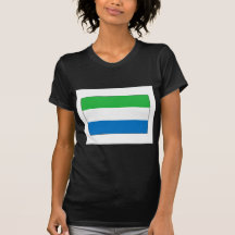 Sierra Leone FLAG International Tee Shirt