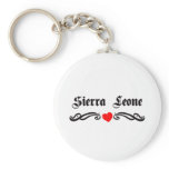 Sierra Leone Tattoo Style keychains