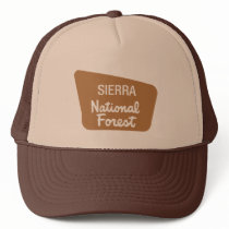 Sierra National Forest (Sign) Hats