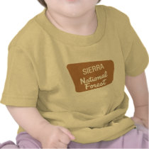 Sierra National Forest (Sign) T-shirt