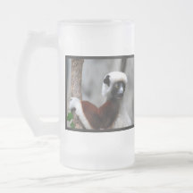 Sifaka Lemur Frosted Mug