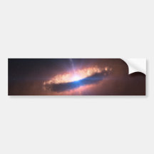 sig10-012 disc around a bright baby star bumper sticker