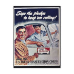 Sighn The Pledge To Keep 'Em Rolling!S Post Cards