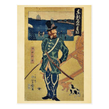 Sights in Takanawa  Russian by Utagawa, Yoshimori Post Cards