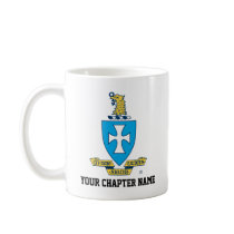 Sigma Chi Crest Logo Coffee Mugs