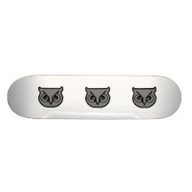Sigma Pi Owl Grey Skateboards
