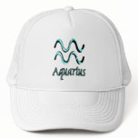 sign.aquarius mesh hat