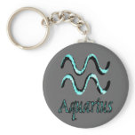 sign.aquarius keychain