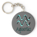 sign.aquarius keychains