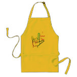 Sign Language I love you Apron