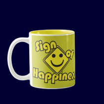 Sign of Happiness mugs
