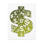 Sign Of The Dollar postcards
