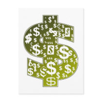 Sign Of The Dollar Post Card