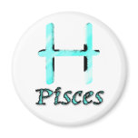 sign.pisces refrigerator magnets