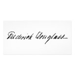 Signature of Abolitionist Frederick Douglass photo cards