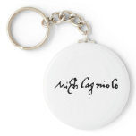 Signature of Famous Artist Michelangelo keychains