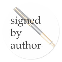 Signed by Author stickers