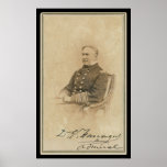 Signed Card of Admiral David Farragut 1860 posters