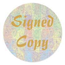 Signed Copy - Round Stickers (44)