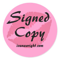 Signed Copy with URL Stickers stickers
