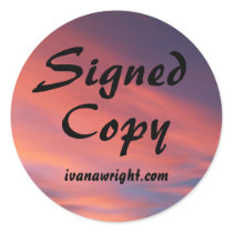 Signed Copy with URL Stickers stickers